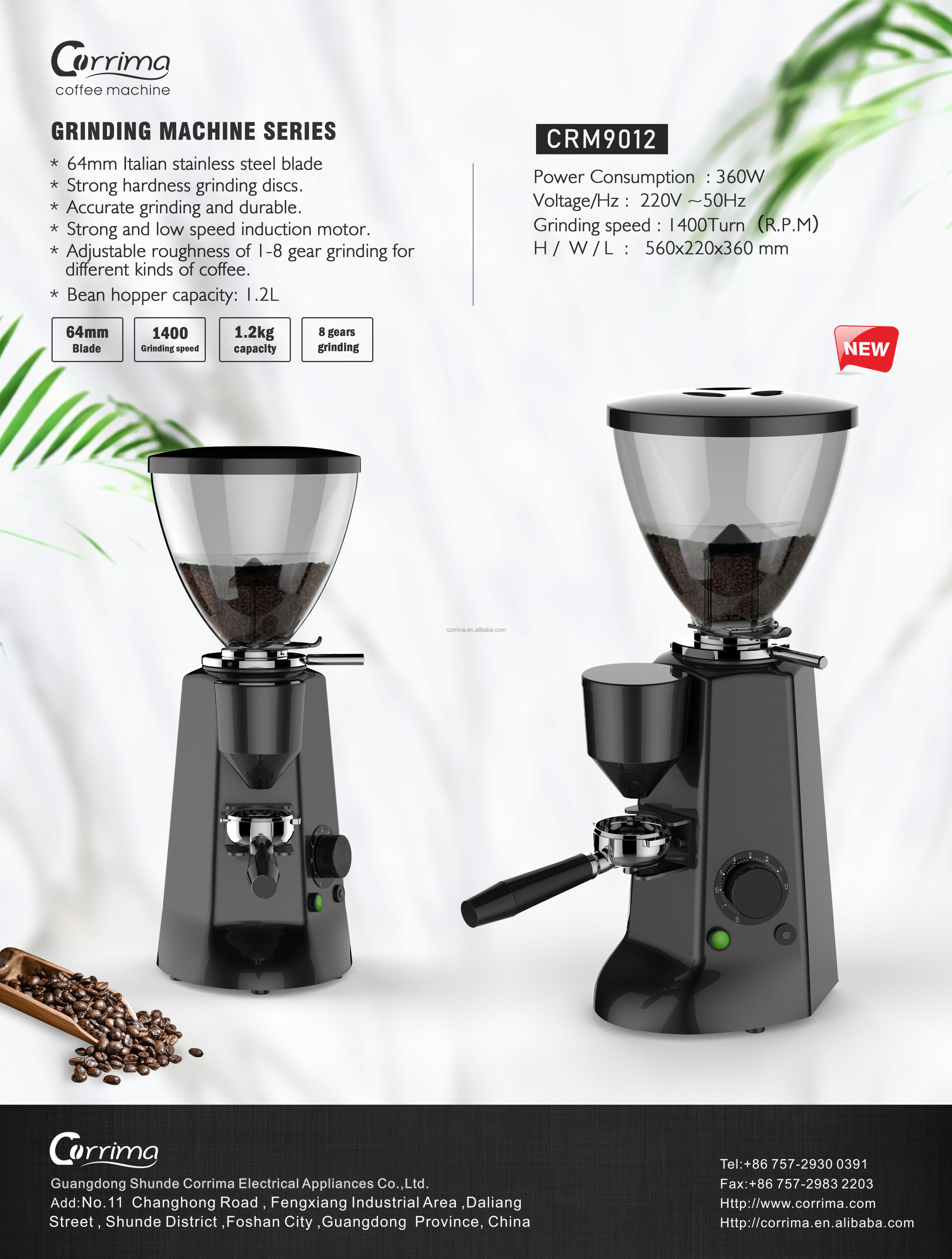 automatic coffee grinder coffee bean grinder Commercial Coffee Grinder