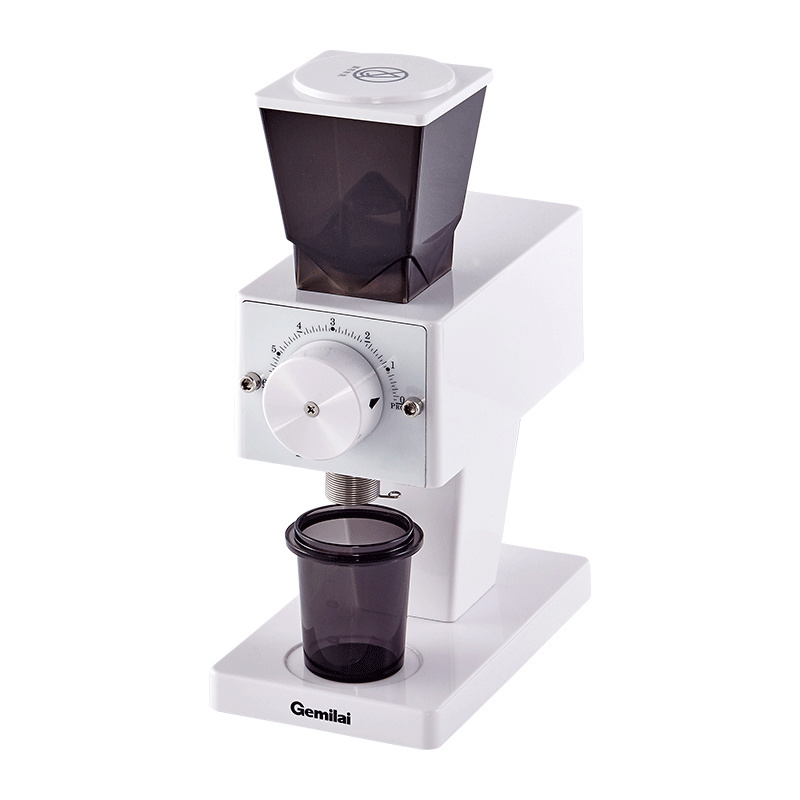 Gemilai CRM9009 High quality 180w 60mm professional coffee bean motor home flat burr electric coffee grinder mill