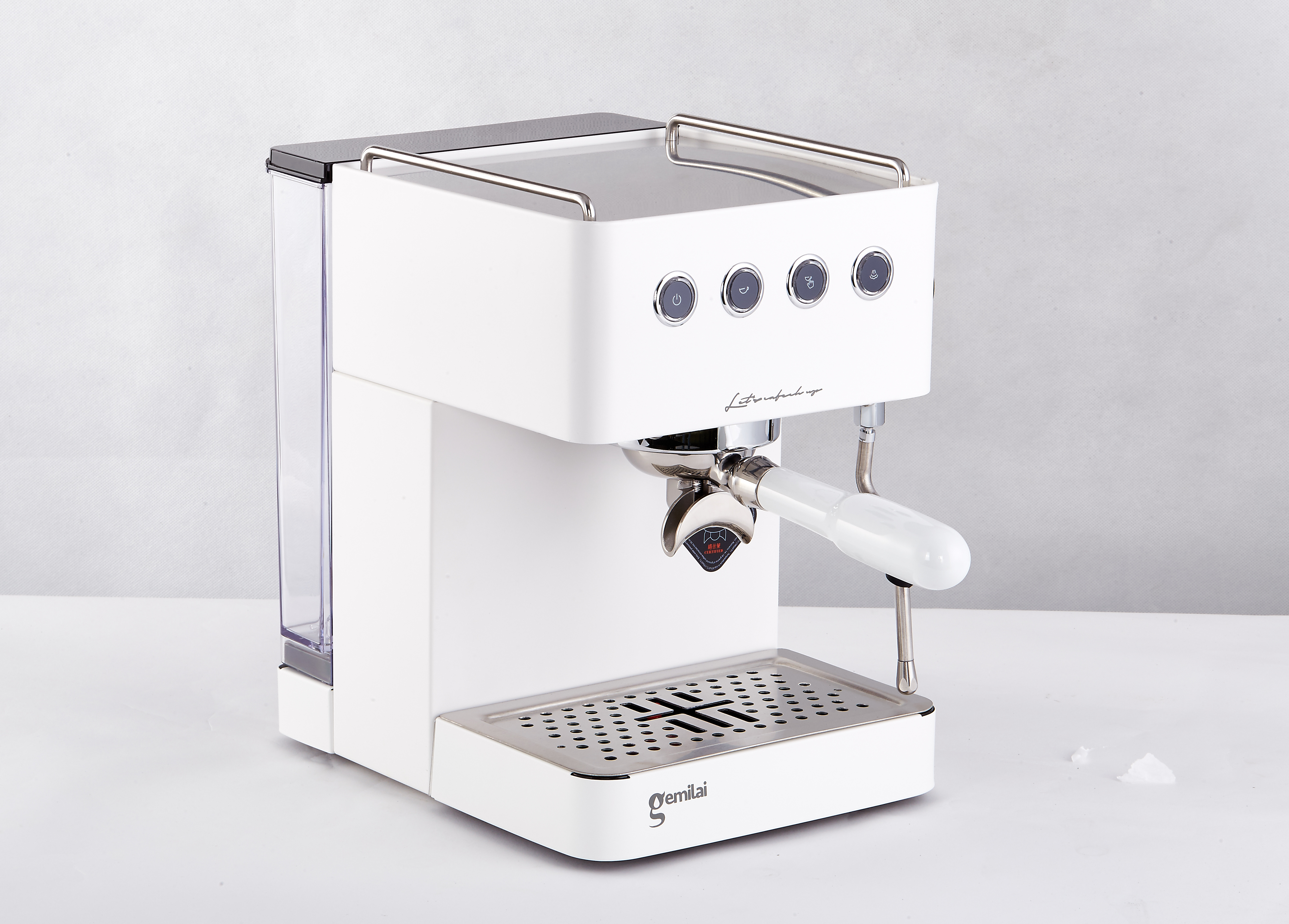 White painting Espresso Machine , 15bar Home Espresso Maker