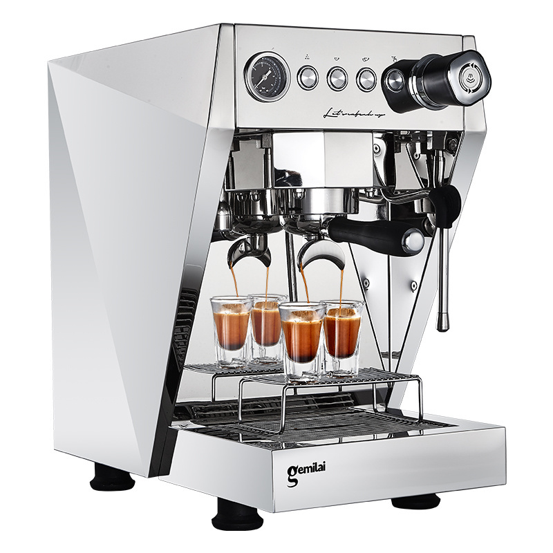 Gemilai CRM3128 Coffee shop cafe stainless steel 2800w dual boilers rotary pump espresso coffee machine professional commercial