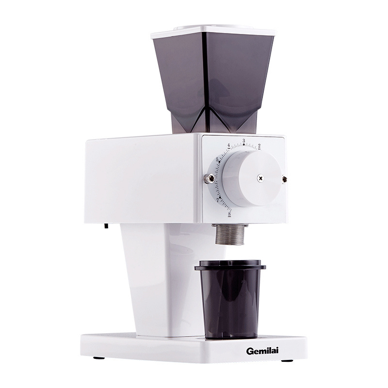 Gemilai CRM9009 High quality 180w 60mm professional coffee bean motor home flat burr electric coffee grinder mill