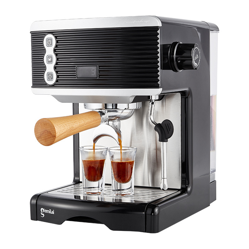 Gemilai CRM3601 korean peralatan rumah 15bar and cappuccino with milk cafeteira expresso coffee machine for home