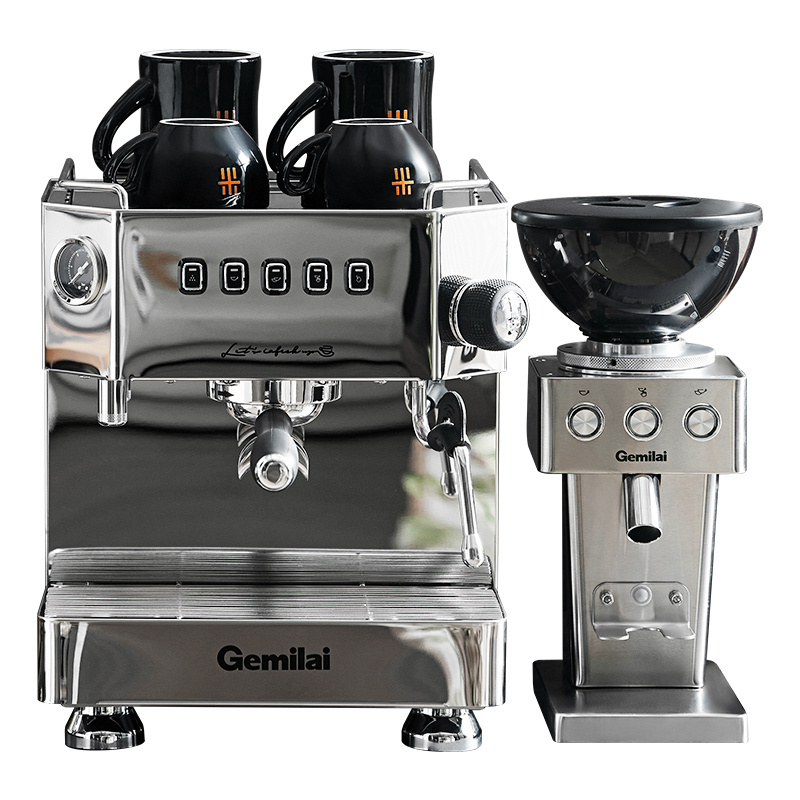 Gemilai CRM3018 stainless steel coffee maker manufacturers 3 in 1 business professional semi automatic expresso coffee machine