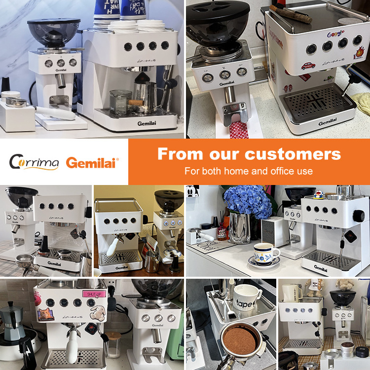 Gemilai CRM3005G Best italian coffee makers small manual automatic espresso coffee machine for office home