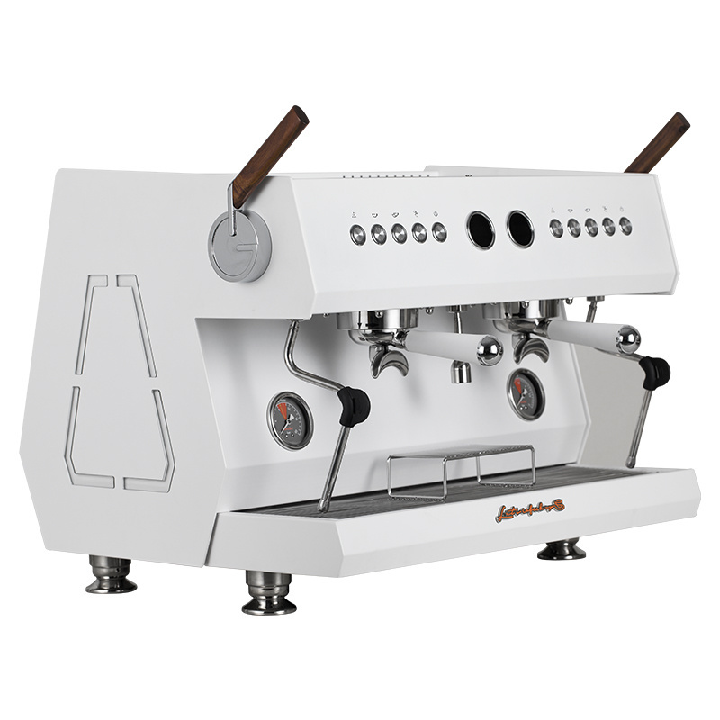 Gemilai CRM3211 luxury branded 3 in 1 commercial professional 2 group semi automatic espresso coffee machine for shops