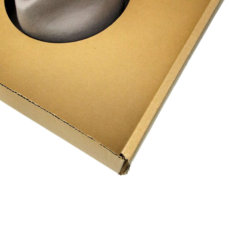 Printing Factory Packaging Custom Shape Logo Corrugated Fedora Hats Shaper Paper Box