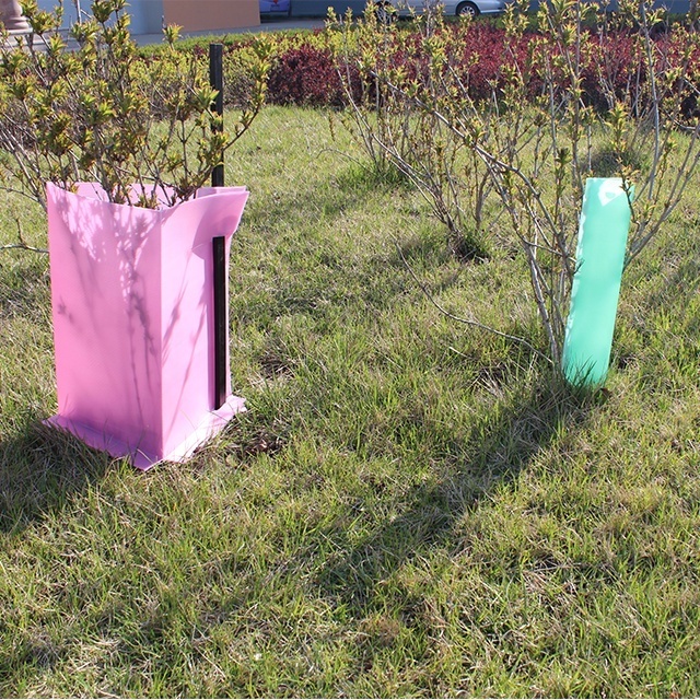 Corrugated Plastic Tree Protector Tubes Correx Tree Sleeve Plant Protection Sheet