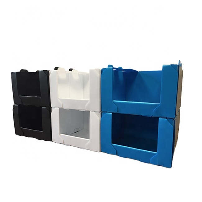 Polypropylene Corflute Picking Bin Stacking Correx Pick Bins for Warehouse Storage