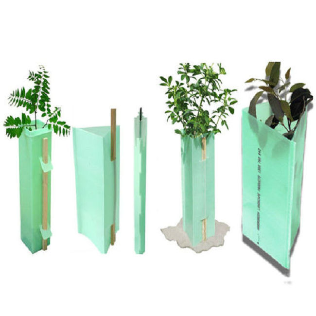 Green PP Corflute Tree Guards for Tree Wrap