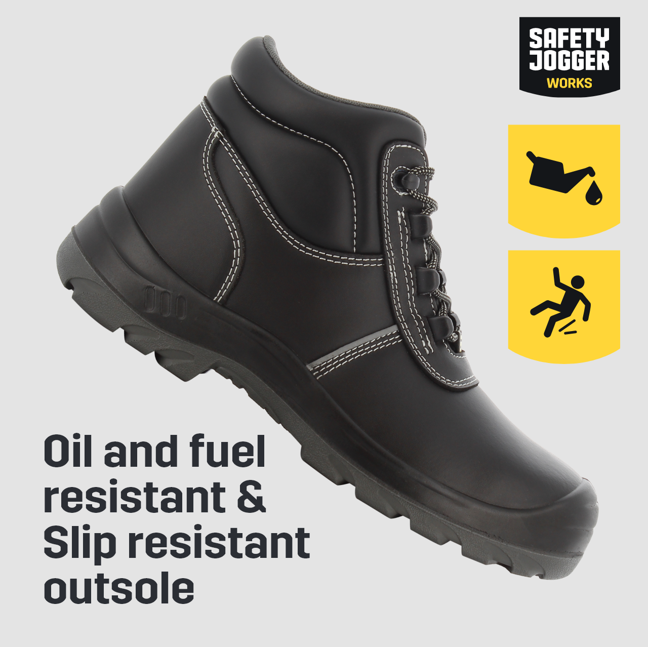 EOS SAFETY JOGGER Mid Cut ESD Leather Working Boots