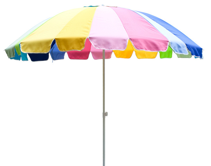 Summer Waterproof Chinese Sun Large Luxury Outdoor Beach Wholesale Umbrella With Base