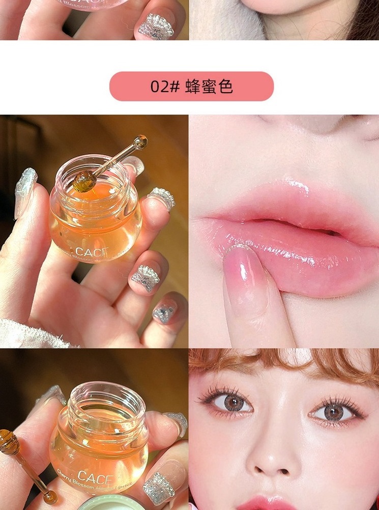 Care Japanese Cherry Blossom Honey Lipstick Moisturising Lip Balm