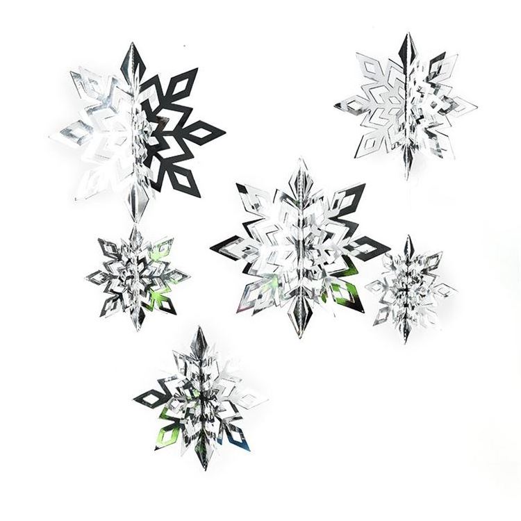 Party Snowflakes Adornment Happy New Year Merry Christmas Decoration