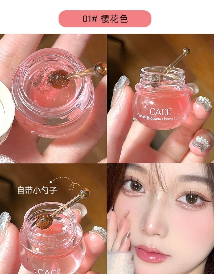 Care Japanese Cherry Blossom Honey Lipstick Moisturising Lip Balm