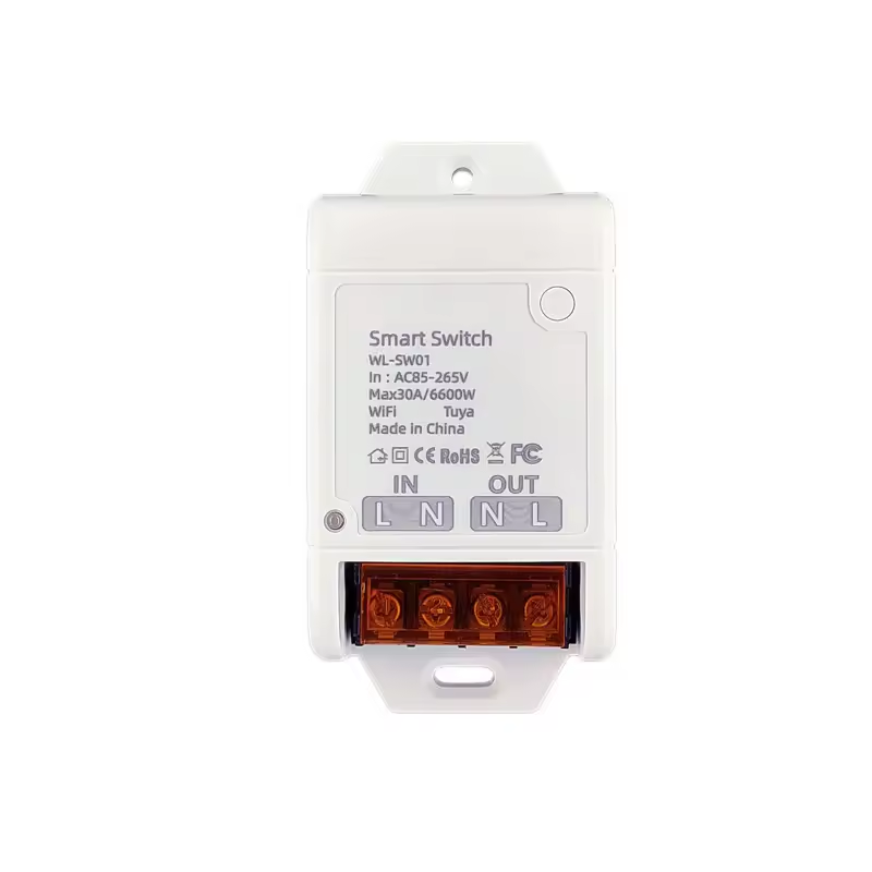 Tuya Wifi 30A Smart Breaker App Remote Control Timer Schedule Relay Smart Switch for Home and Factory