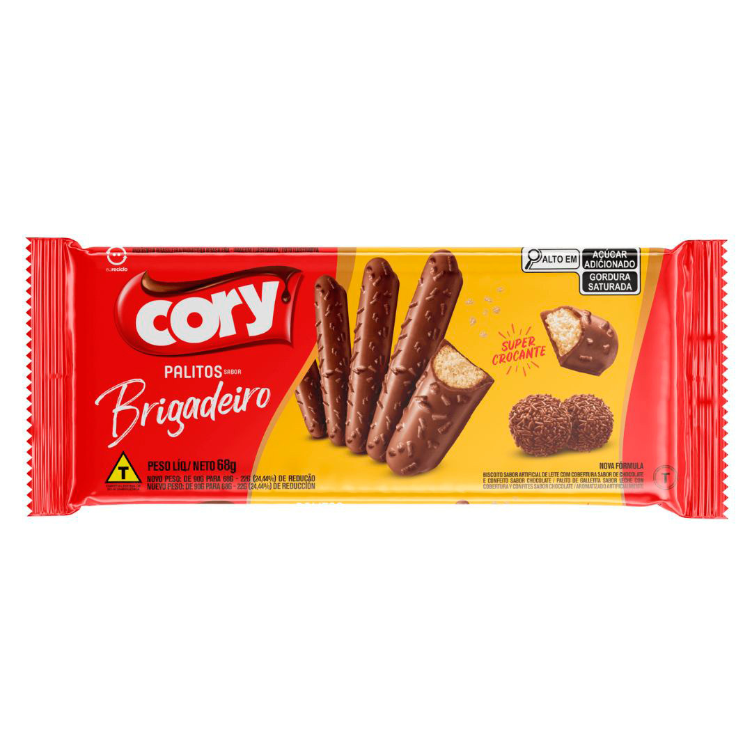 (PALITOS CORY) FINGER COOKIES MILK FLAVOR WITH CHOCOLATE CHIPS COVERED