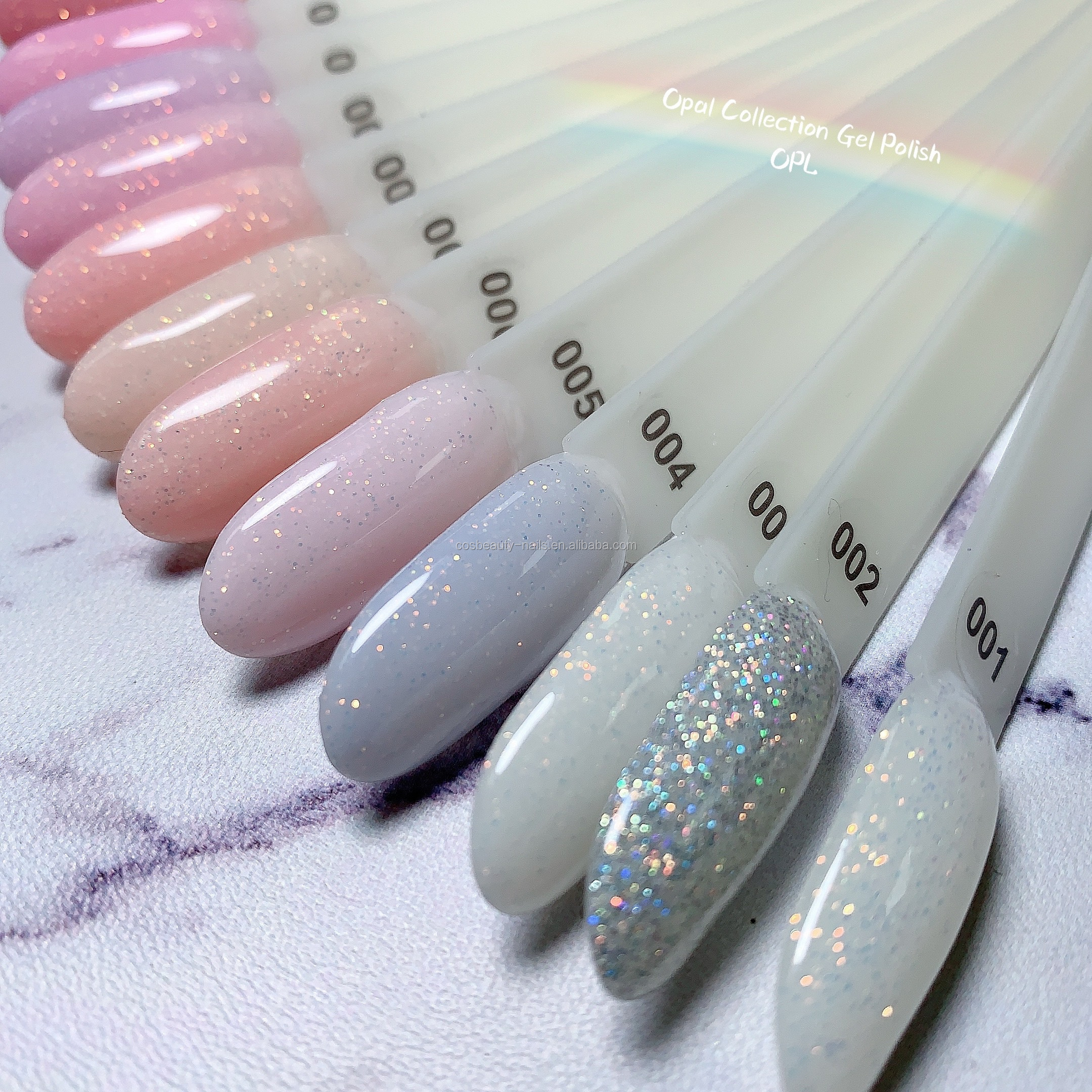 Private Label OPAL COLLECTION GEL POLISH Pretty Color  High Pigmented GEL POLISH for Nail Art