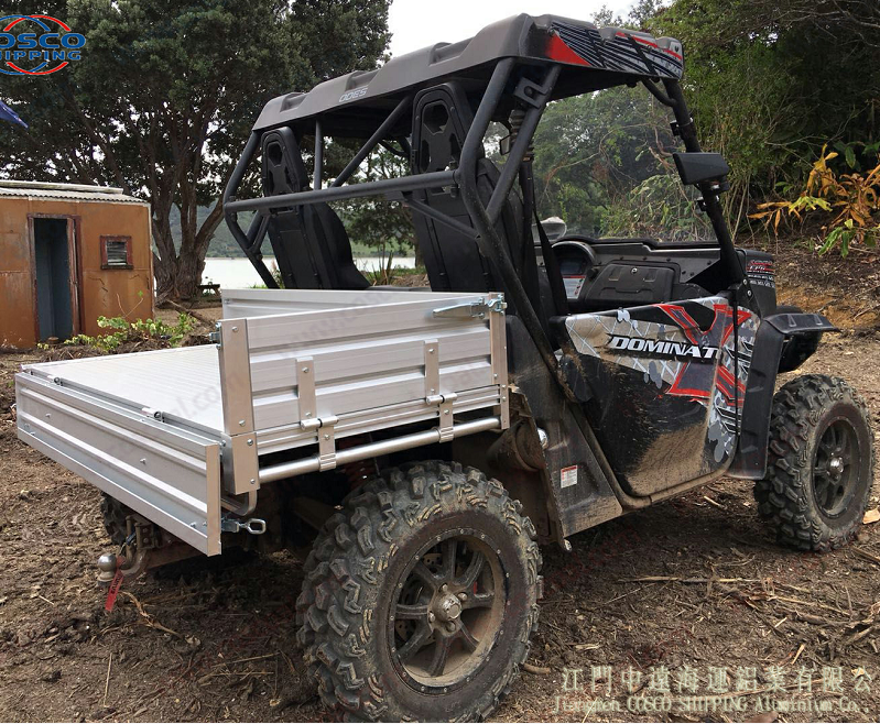 Aluminum dump bed for ATV UTV