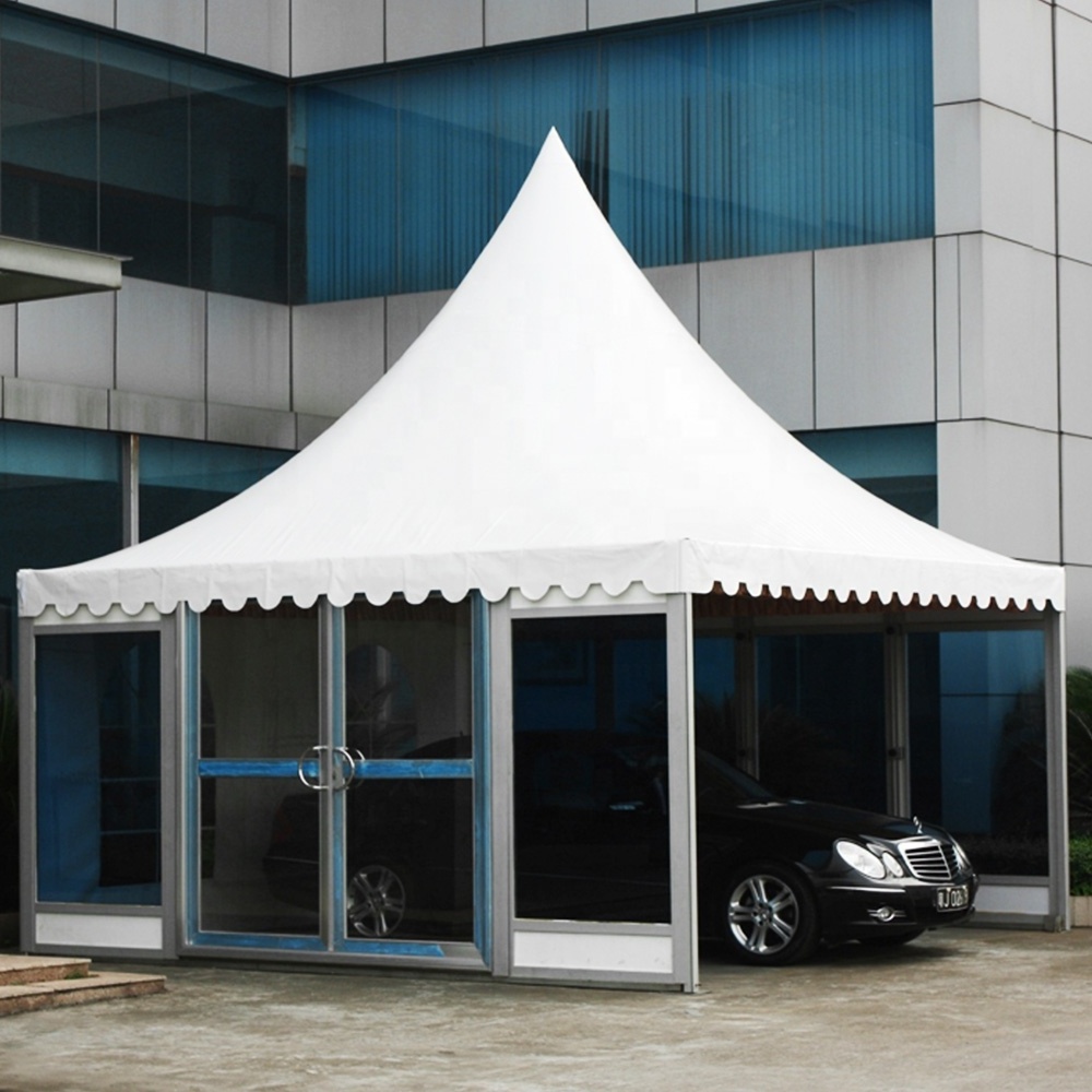 Aluminum frame modular pagoda tent gazebo event tent car parking tent