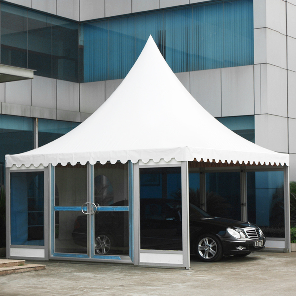 6x6 Garden Wedding Party High Peak Pagoda Canopy Tent for Sale