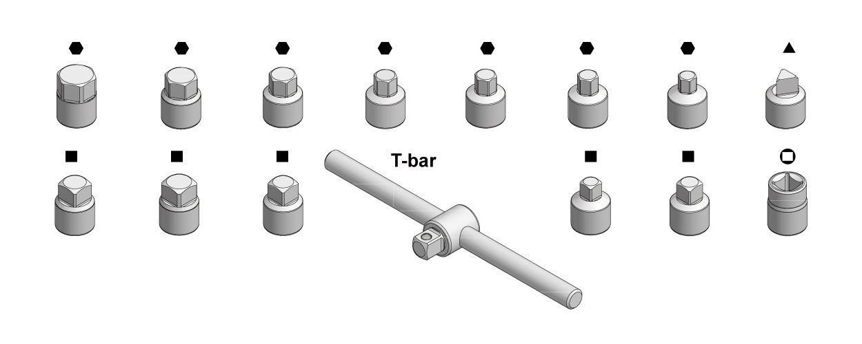 3/8 Drive Drain Nuts Oil Drain Plug For Remove Transmission And Drain Nuts