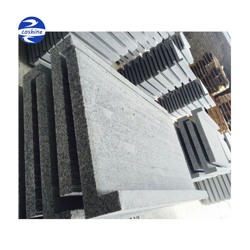 Flamed granite pool coping bullnose tiles natural G603 granite coping