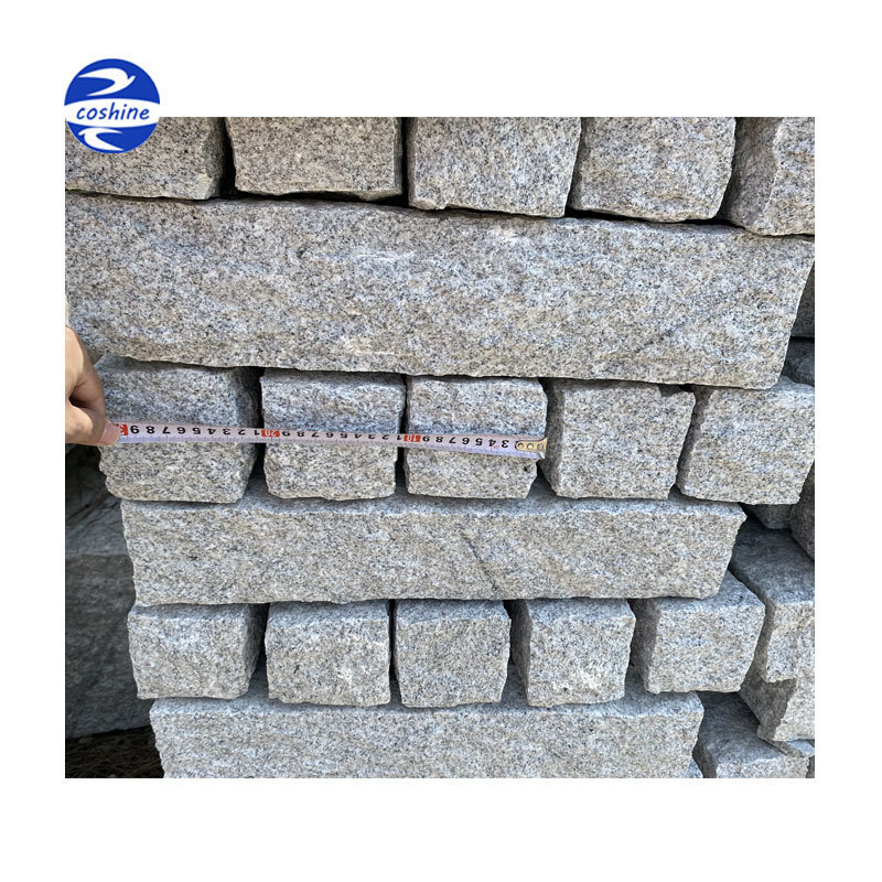 Outdoor Granite Cladding Panels Import Granite Paving Slabs Grey Stone Wall Fence