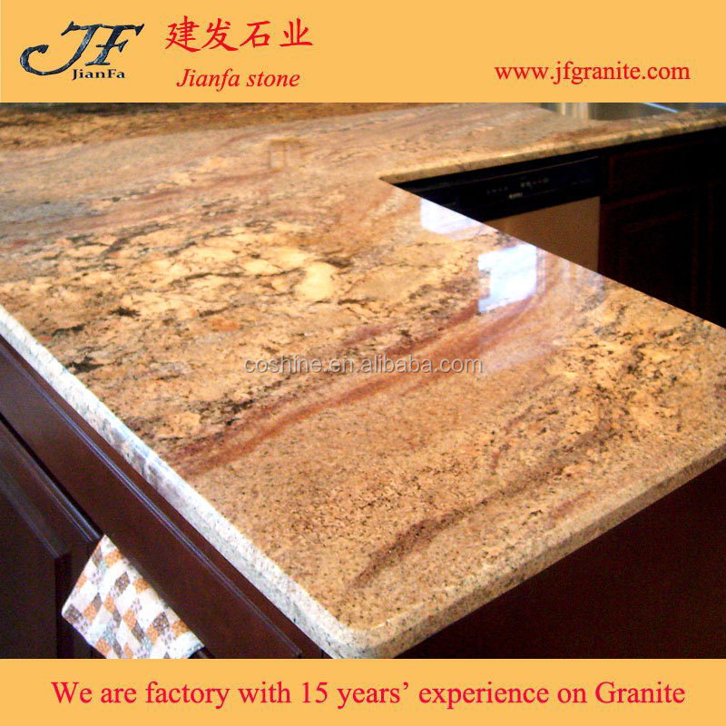 Popular Sale Polished Crema Bordeaux Granite Kitchen Countertops, Vanity Tops