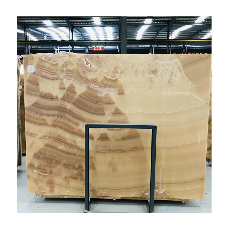 Premium quality big slab Orange onyx stone marble price