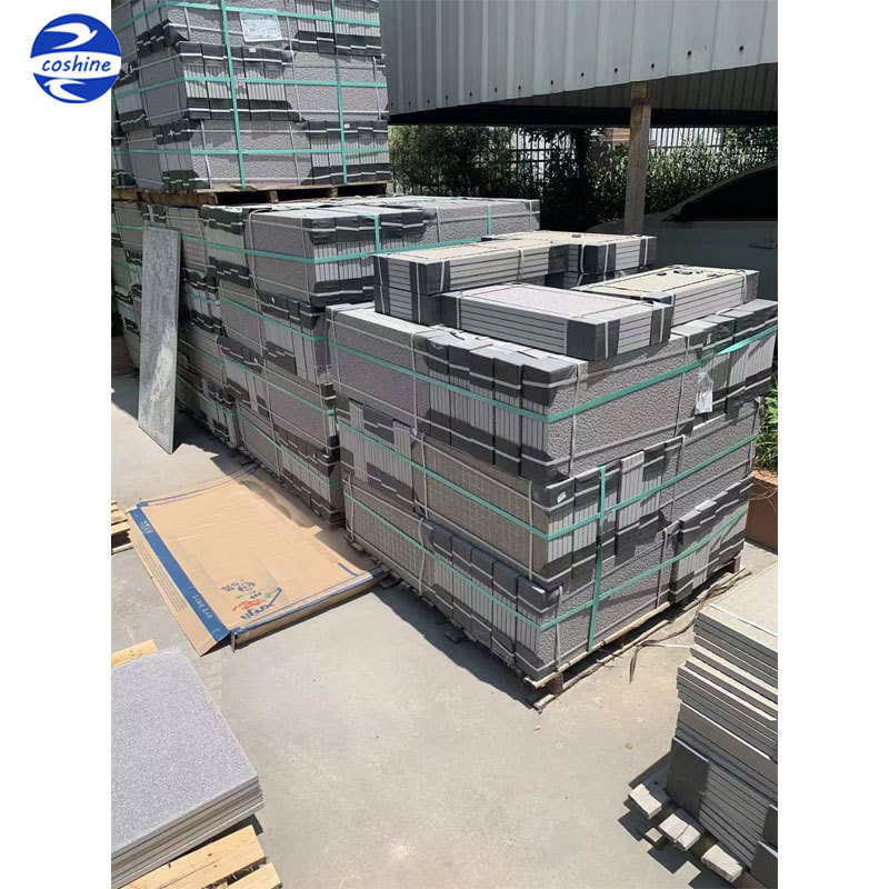 Outdoor Granite Prefabricated Concrete Structure tile PC Flexible Brick Panel floor stone tile