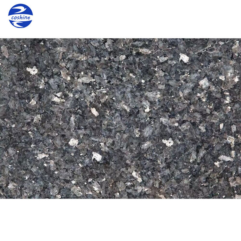 Cheap price 2cm 3cm gang saw slab blue pearls natural granite slab