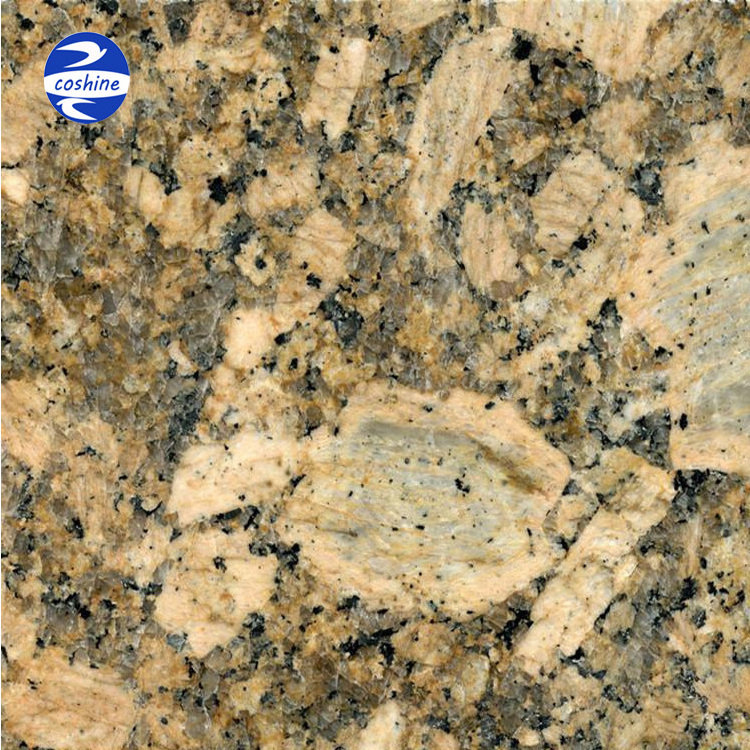 Popular brazil yellow slabs giallo fiorito granite price