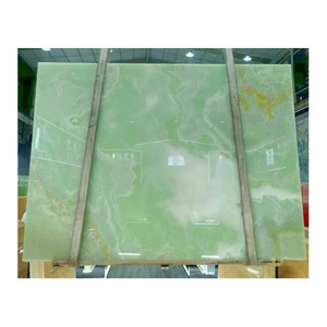 Factory Price Marble Translucent Light Green Onyx Pakistan Green Onyx Marble Stone Slab Red Vein Marmor Onyx Marble