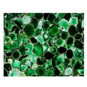 Factory Price Malachite Green Agate Slabs Natural Gemstone For Agate Wall Decor Green Stone With Backlit