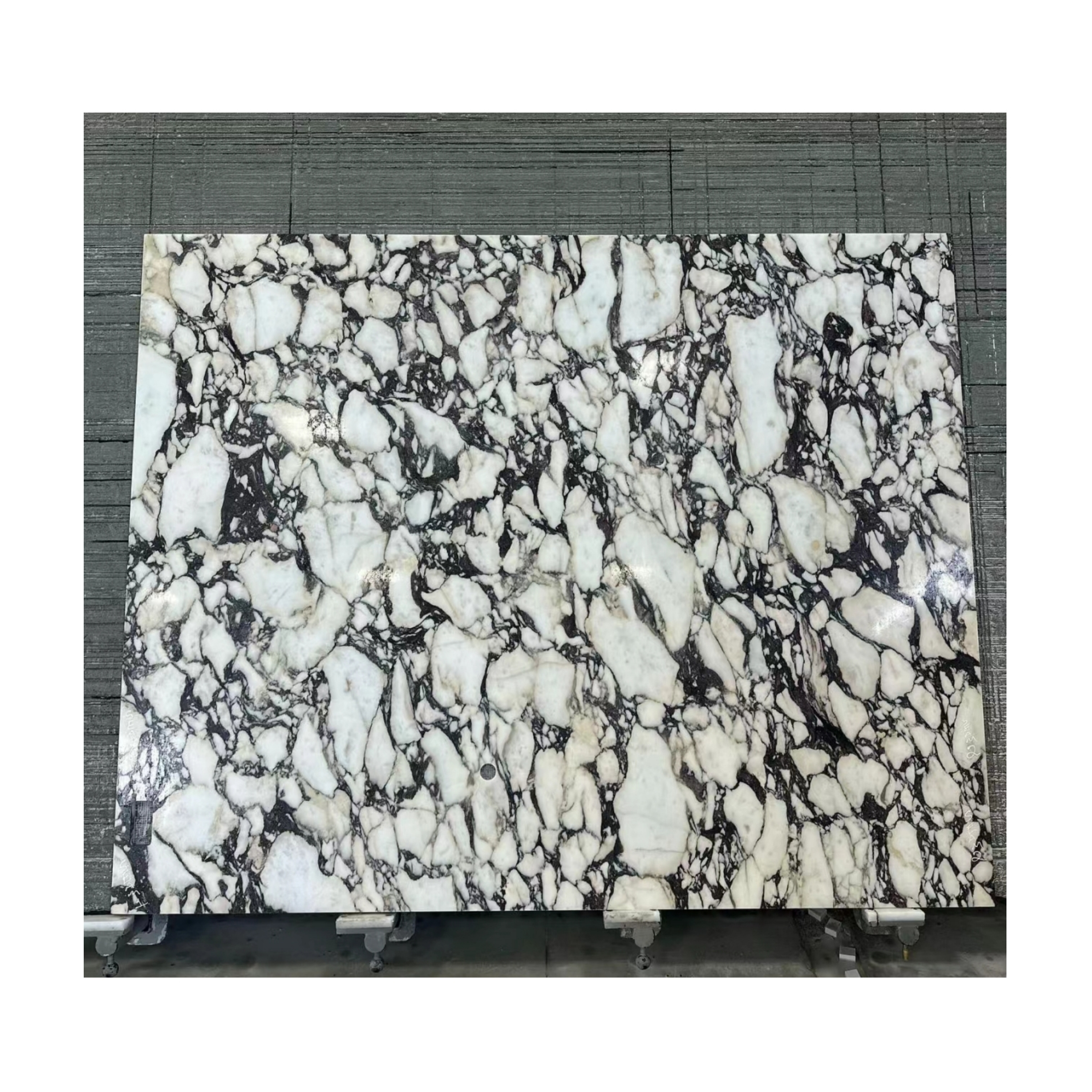 Hot Selling Calacatta Viola Marble Bulgari Purple Marble Stone Feature Wall Decorative Tile Villa Staircase Step Windowsill