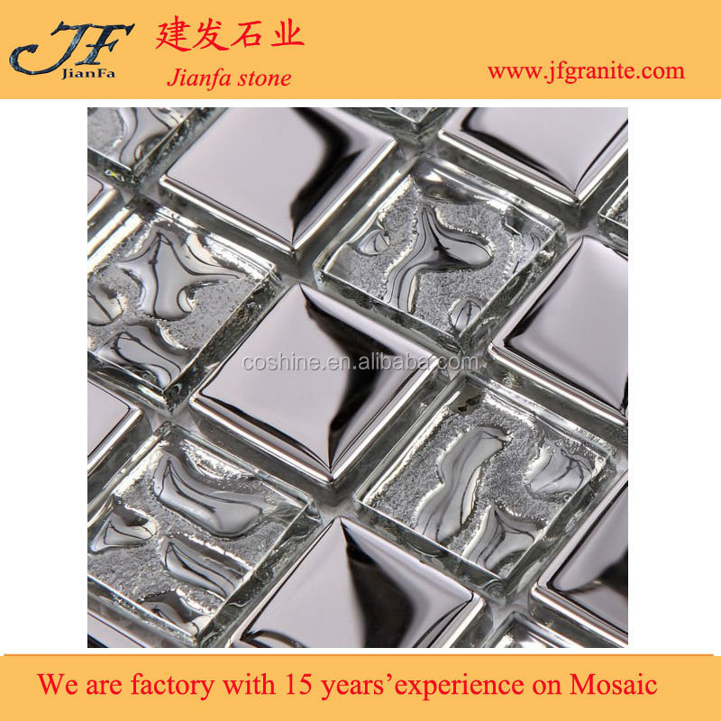 Similar Mirror Broken Glass Mosaic Tile For Sale