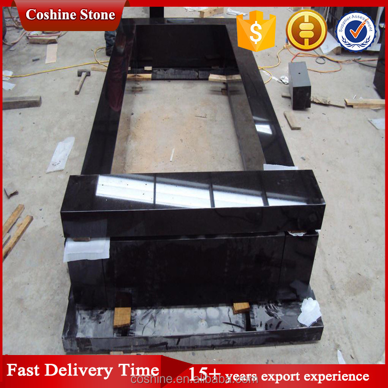 Black Monument Grainte Modern Tombstone Romanian Headstone Cemetery Cross Designs Memorial Gravestone Granit Monumente Funerar