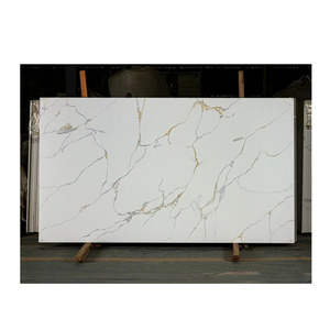 Calcatta Gold Quartz 6mm-30mm Thick Calacatta Gold White Quartz Stone Countertops Slabs