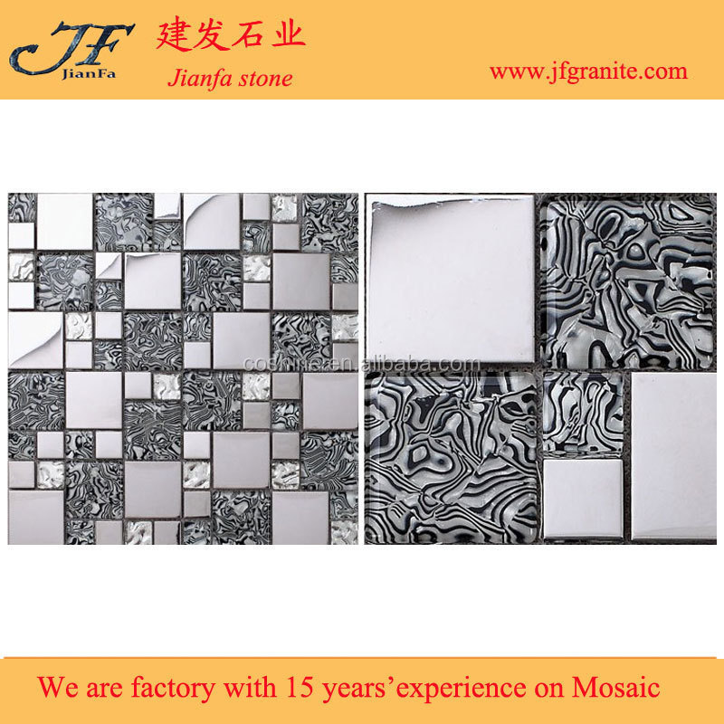 Similar Mirror Broken Glass Mosaic Tile For Sale