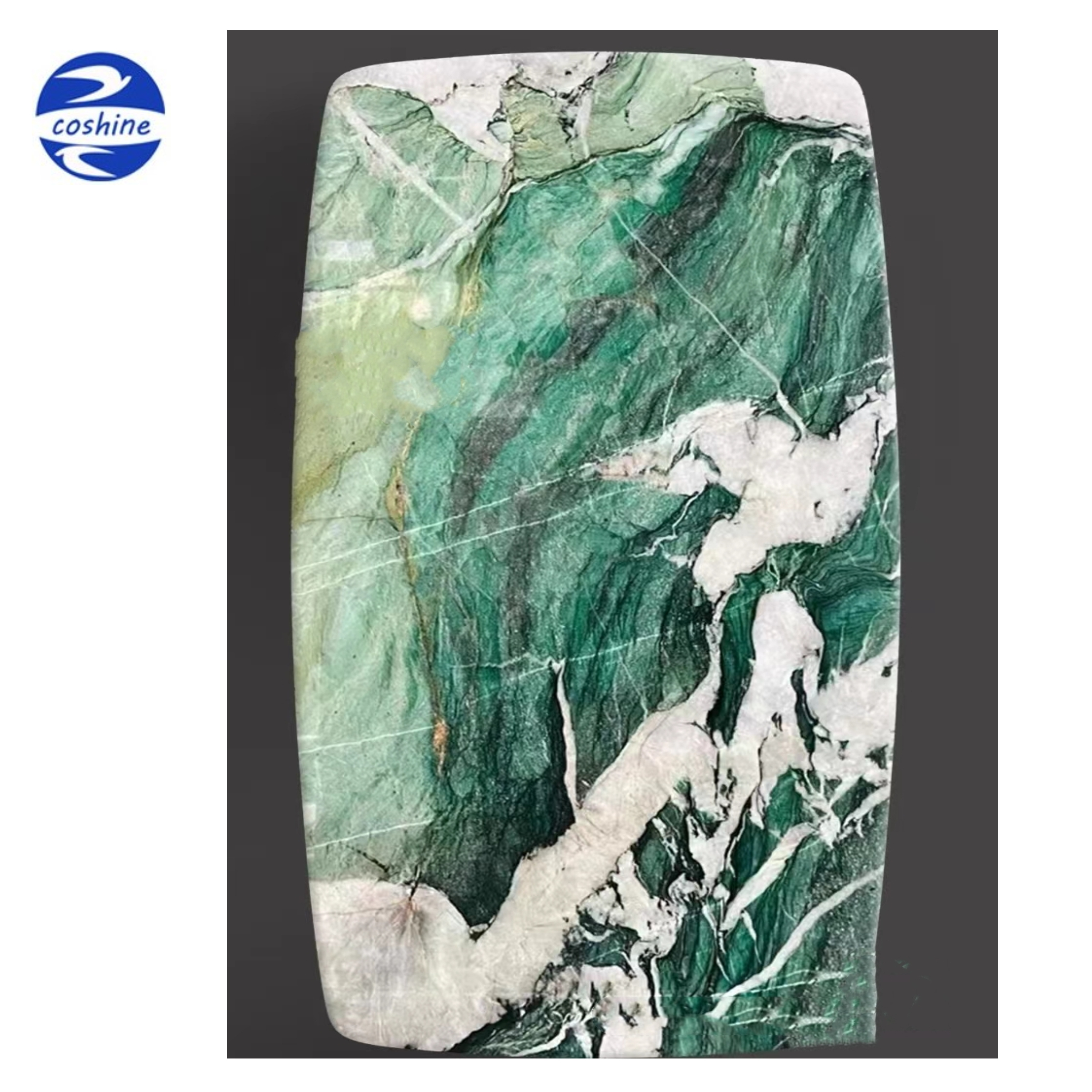 Brazil Luxury Green Quartzite Dining Table Top Fuchsite Crystal Quartzite Furniture Countertop Bathroom Vanity Top Wash Basin