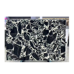 Luxury Napoleon Black Marble Floor Tiles Grand Antique Marble Tabletop Black And White Marble For Countertop And Fireplace