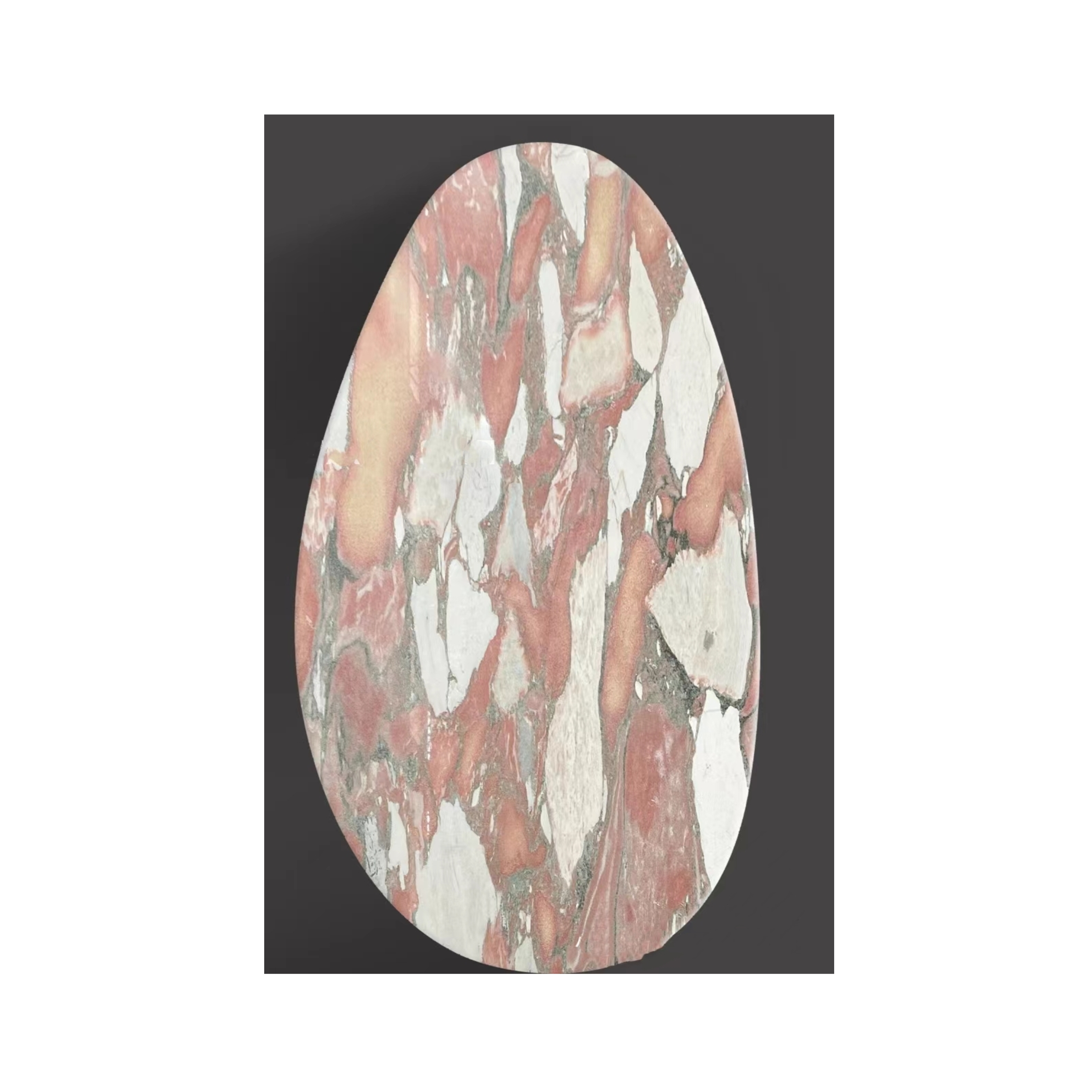 Norwegian White Rosa Calacatta Pink Veined Marble Top Laminate Kitchen Countertops Vanity Top Bathroom Sink Dining Coffee Table