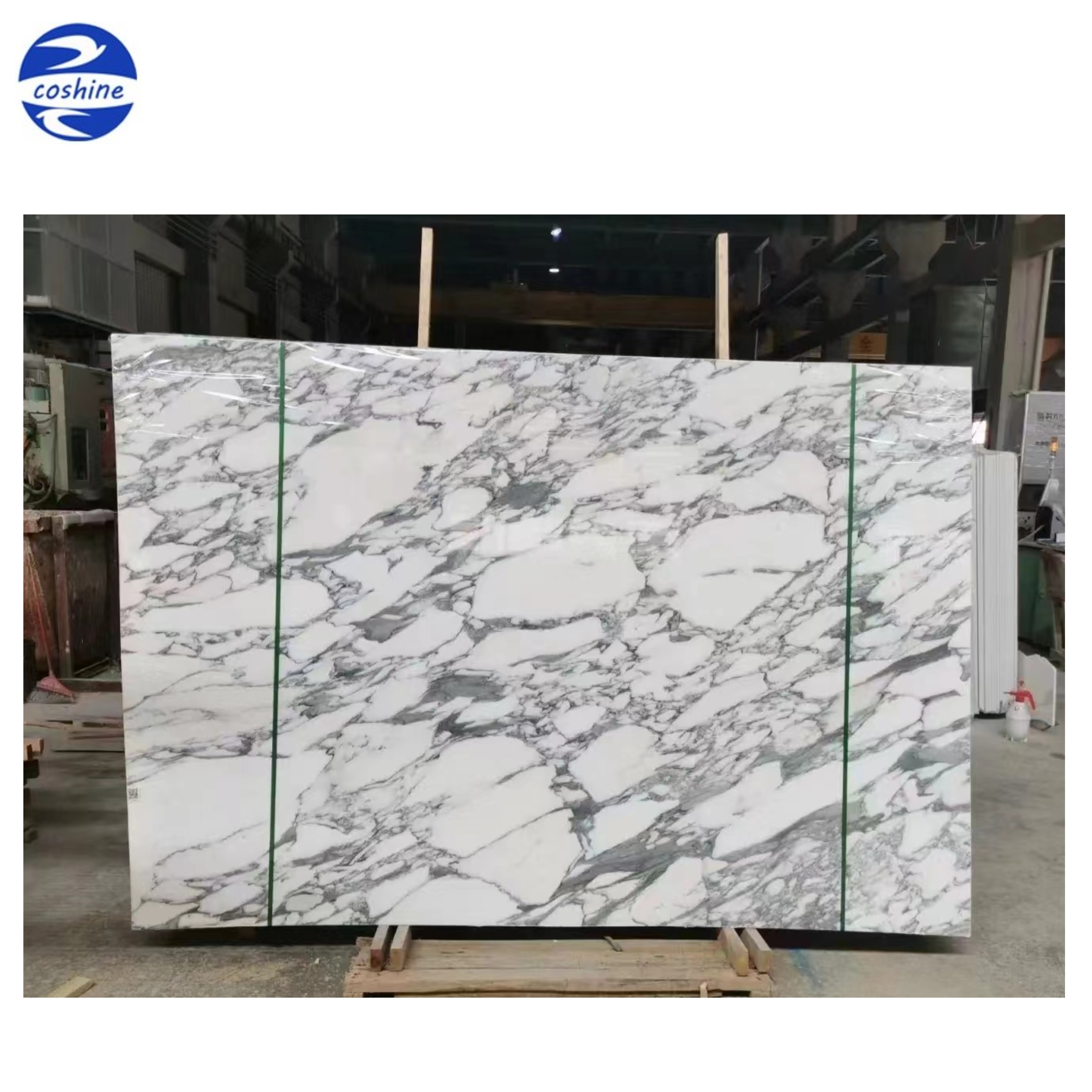 Floor Arabescato Marble Tile White Marble Slab For Designer Hotel Floor Desk Dining Table Arabescato White Marble