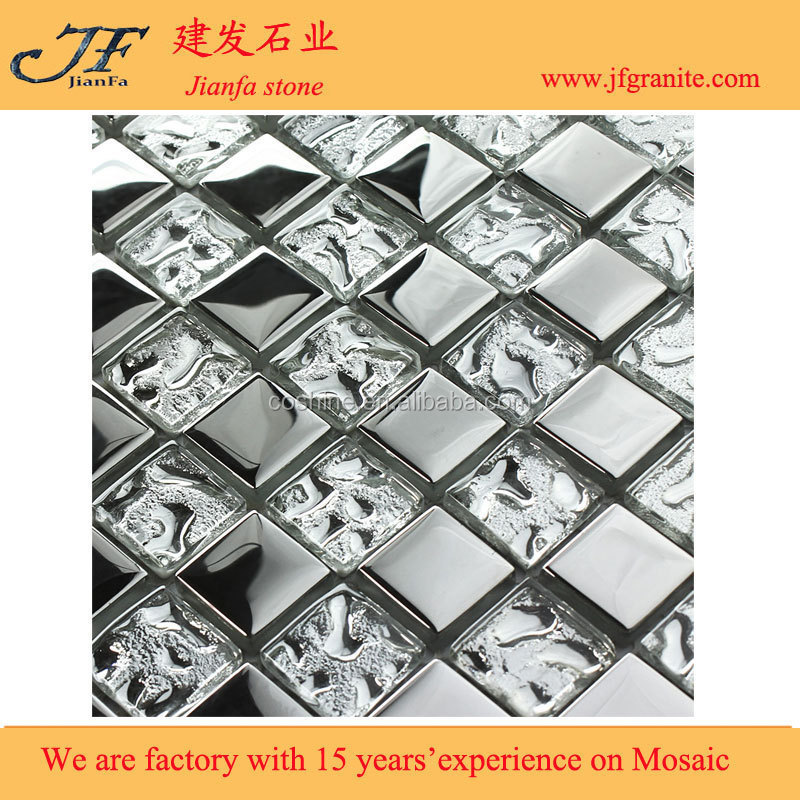 Similar Mirror Broken Glass Mosaic Tile For Sale