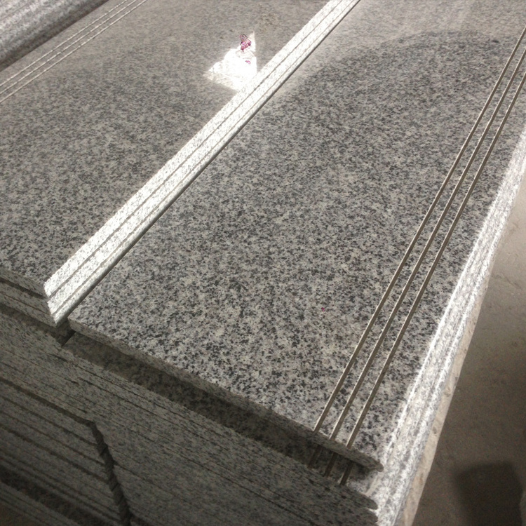 Hubei G603 Granite outdoor polished anti-slip Cheap granite steps for stair