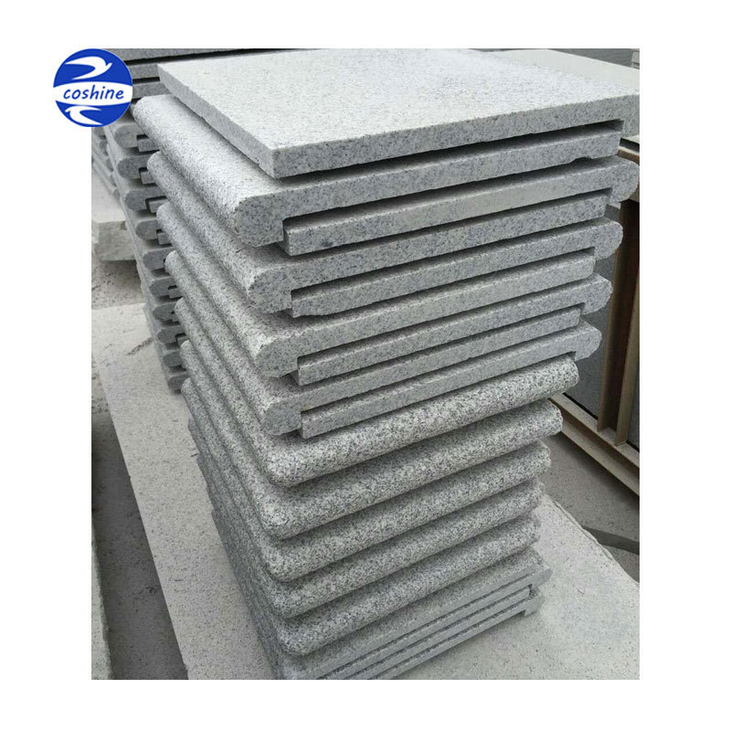 Flamed granite pool coping bullnose tiles natural G603 granite coping