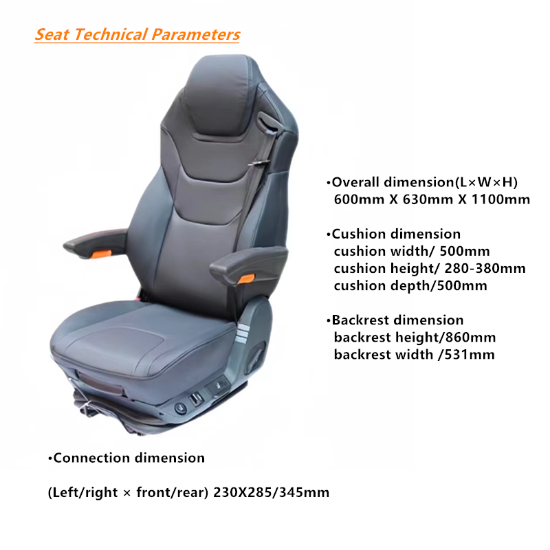 High Quality Universal Air Suspension Truck Car Driver Seats For Truck Bus For MAN 2000 Luxury ISRI6820 Style Seat For Scania