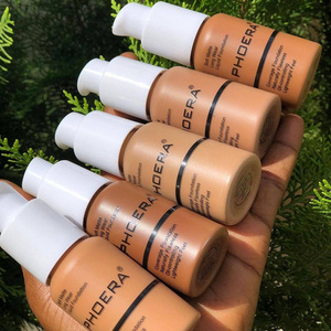 PHOERA OFFICIAL 30ml Matte Liquid Foundation Maquiagem Flawless Makeup Foundation Waterproof Maquillaje