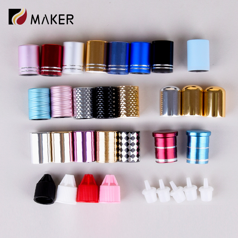 OEM ODM Custom Mini Small Size Cosmetic Bottle Accessories Caps Plastic Screw Top Cap Eye Drop Eyelashes Glue Bottle Lids Cap