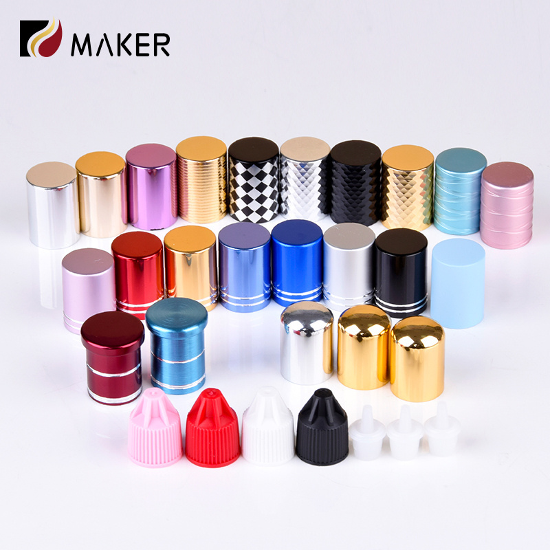 OEM ODM Custom Mini Small Size Cosmetic Bottle Accessories Caps Plastic Screw Top Cap Eye Drop Eyelashes Glue Bottle Lids Cap